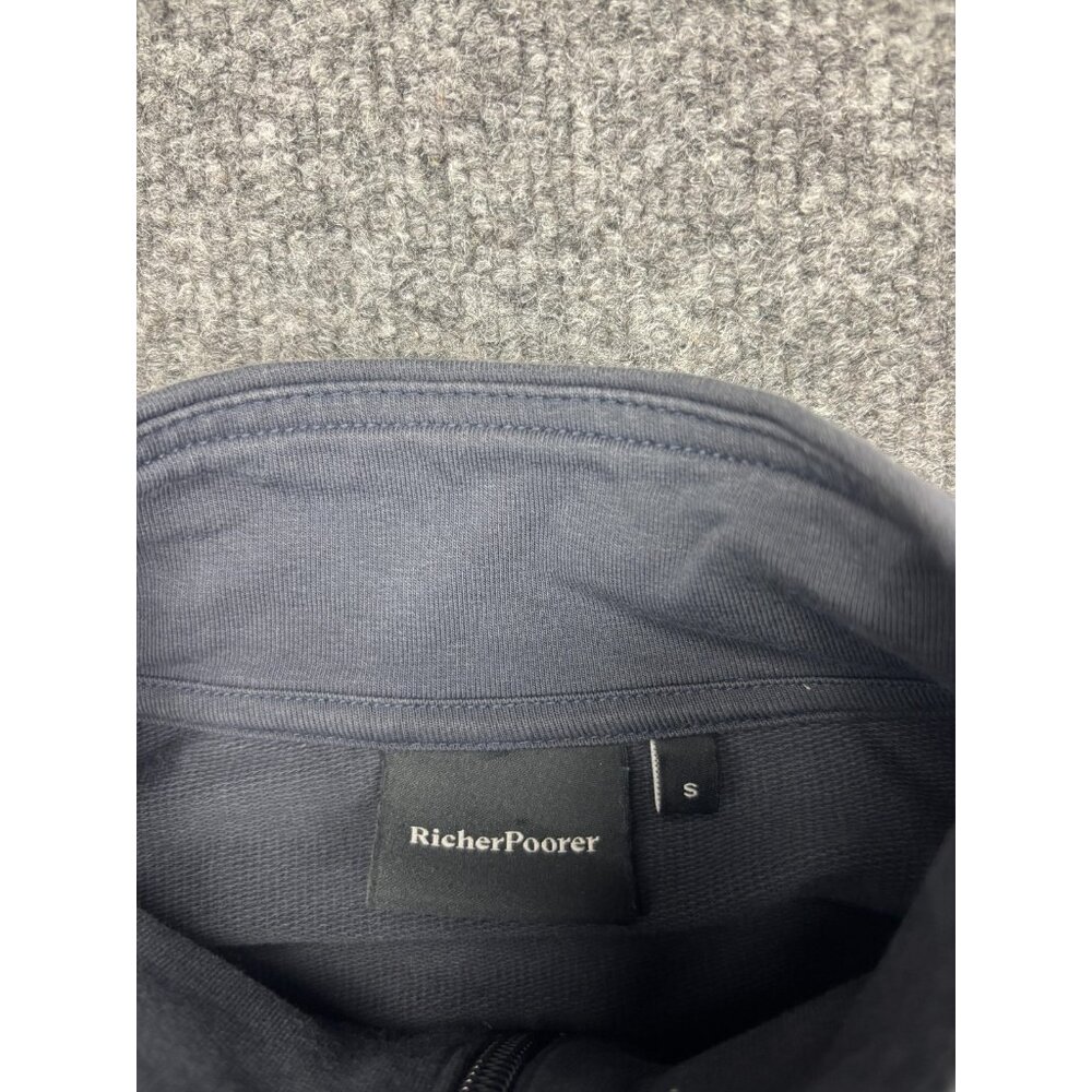 Richer Poorer Quarter Zip Sweatshirt Womens Small Gray Mock Neck Fleece Pullover - Picture 2 of 8